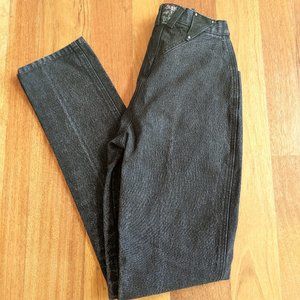 Vintage 80s 90s High Waist Western Glitter Jeans Bare Back